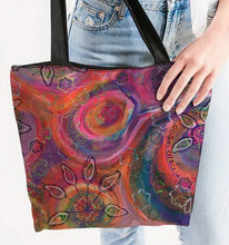 Load image into Gallery viewer, Canvas Zip Tote - &quot;Color Me&quot;
