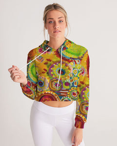 Women's Cropped Hoodie "My Mirage"