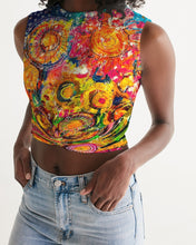 Load image into Gallery viewer, Women&#39;s Twist-Front Tank, &quot;Mayhem&quot;
