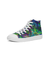 Load image into Gallery viewer, Women&#39;s Hightop Canvas Shoe, &quot;Panic&quot;

