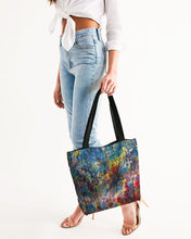 Load image into Gallery viewer, &quot;Metal Ghost&quot; Canvas Zip Tote
