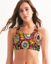 Load image into Gallery viewer, Women&#39;s Seamless Sports Bra, &quot;Lollipop Fantasy&quot;
