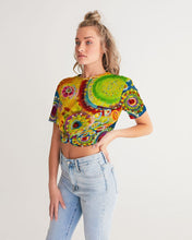 Load image into Gallery viewer, Twist-Front Cropped Tee - &quot;My Mirage&quot;
