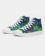 Load image into Gallery viewer, Women&#39;s Hightop Canvas Shoe, &quot;Panic&quot;
