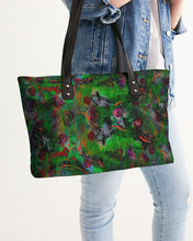 Load image into Gallery viewer, Stylish Tote, &quot;Neon Garden&quot;
