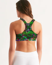 Load image into Gallery viewer, Women&#39;s Seamless Sports Bra, &quot;Neon Garden&quot;
