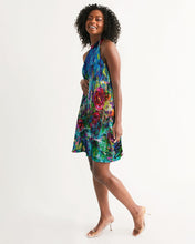 Load image into Gallery viewer, Women&#39;s Halter Dress - &quot;Twisted Rose&quot;

