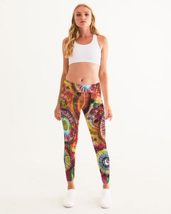 Women's Yoga Pants- "Lollipop Fantasy"