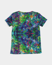 Load image into Gallery viewer, Women&#39;s V-Neck Tee - &quot;Panic&quot;
