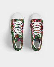 Load image into Gallery viewer, Women&#39;s Hightop Canvas Shoe, &quot;Wild Flowers&quot;
