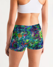 Load image into Gallery viewer, Mid-Rise Yoga Shorts - &quot;Panic&quot;
