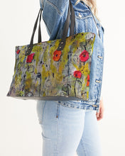 Load image into Gallery viewer, Stylish Tote - &quot;Foil Flower&quot;
