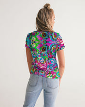Load image into Gallery viewer, Women&#39;s V-Neck Tees, &quot;Chaos&quot;
