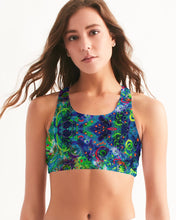 Load image into Gallery viewer, Women&#39;s Seamless Sports Bra, &quot;Panic&quot;
