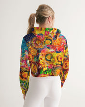 Load image into Gallery viewer, Women&#39;s Cropped Hoodie - &quot;Mayhem&quot;
