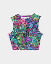 Load image into Gallery viewer, Women&#39;s Twist-Front Tank - &quot;Chaos&quot;
