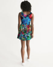 Load image into Gallery viewer, Women&#39;s Scoop Neck Skater Dress - &quot;Twisted Rose&quot;
