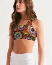 Load image into Gallery viewer, Women&#39;s Seamless Sports Bra, &quot;Lollipop Fantasy&quot;
