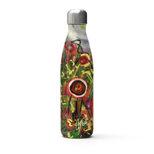 Stainless Steel Thermal Bottle, "Wild Flowers"