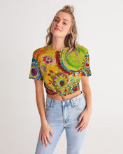 Load image into Gallery viewer, Twist-Front Cropped Tee - &quot;My Mirage&quot;
