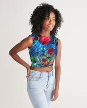 Load image into Gallery viewer, Women&#39;s Twist-Front Tank - &quot;Twisted Rose&quot;
