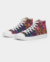 Load image into Gallery viewer, Women&#39;s Hightop Canvas Shoe - &quot;Dungeons&quot;
