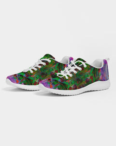 Athletic Shoe, "Neon Garden"