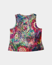 Load image into Gallery viewer, Women&#39;s Cropped Tank - &quot;Magenta Frenzy&quot;
