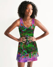 Load image into Gallery viewer, Women&#39;s Racerback Dress - &quot;Neon Garden&quot;
