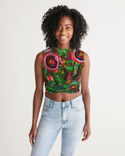Load image into Gallery viewer, Women&#39;s Twist-Front Tank -  &quot;Wild Flowers&quot;
