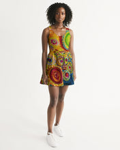 Load image into Gallery viewer, Women&#39;s Scoop Neck Skater Dress - &quot;My Mirage&quot;
