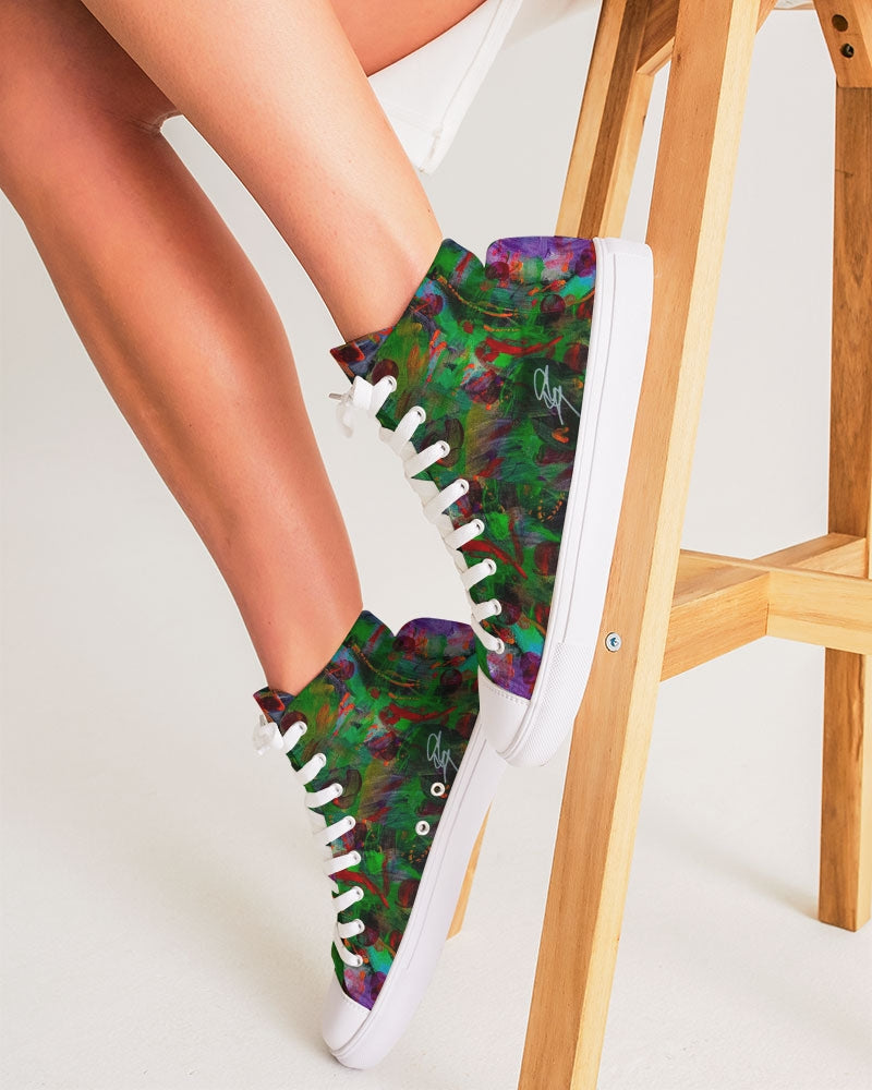 Women's Hightop Canvas Shoe - 
