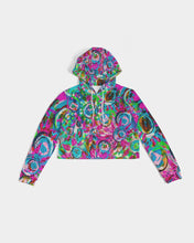 Load image into Gallery viewer, Women&#39;s Cropped Hoodie - &quot;Chaos&quot;
