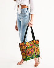 Load image into Gallery viewer, Canvas Zip Tote - &quot;Mayhem&quot;
