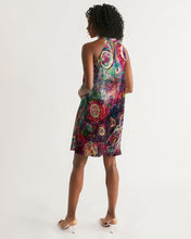 Load image into Gallery viewer, Women&#39;s Halter Dress - &quot;Magenta Frenzy&quot;
