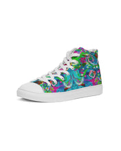 Load image into Gallery viewer, Women&#39;s Hightop Canvas Shoe - &quot;Chaos&quot;
