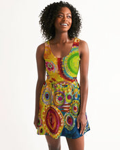 Load image into Gallery viewer, Women&#39;s Scoop Neck Skater Dress - &quot;My Mirage&quot;
