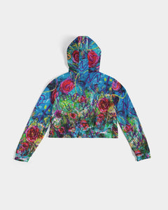 Twisted Rose Women's Cropped Hoodie
