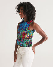 Load image into Gallery viewer, Women&#39;s Cropped Tank - &quot;Twisted Rose&quot;

