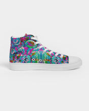 Load image into Gallery viewer, Women&#39;s Hightop Canvas Shoe - &quot;Chaos&quot;
