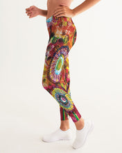 Load image into Gallery viewer, Women&#39;s Yoga Pants- &quot;Lollipop Fantasy&quot;
