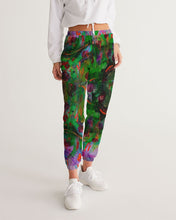 Load image into Gallery viewer, Women&#39;s Track Pants, &quot;Neon Garden&quot;
