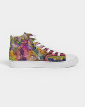 Load image into Gallery viewer, Women&#39;s Hightop Canvas Shoe - &quot;Dungeons&quot;
