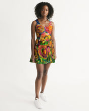 Load image into Gallery viewer, Women&#39;s Scoop Neck Skater Dress - &quot;Mayhem&quot;
