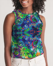 Load image into Gallery viewer, Women&#39;s Cropped Tank - &quot;Panic&quot;
